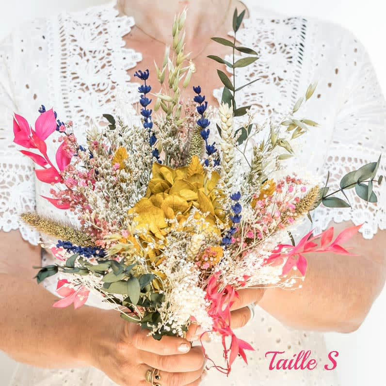 - Bouquet de fleurs séchées Marie Taille S