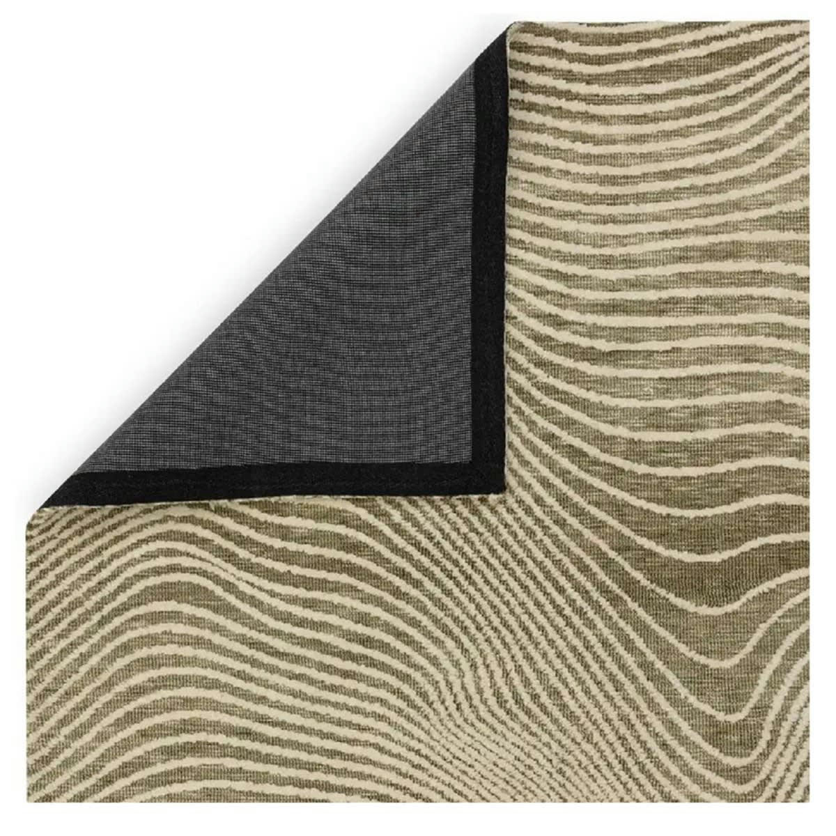 MASSY - Tapis de salon en polyester beige 200x290 cm