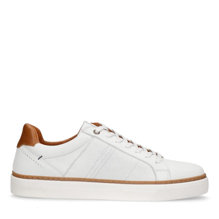 No Stress Witte nubuck sneakers