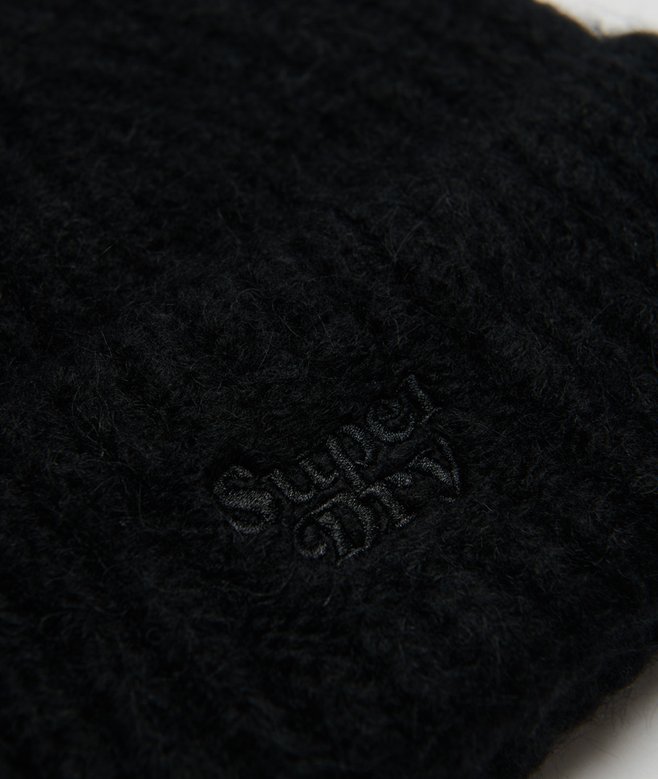 Rib Knit Beanie Hat