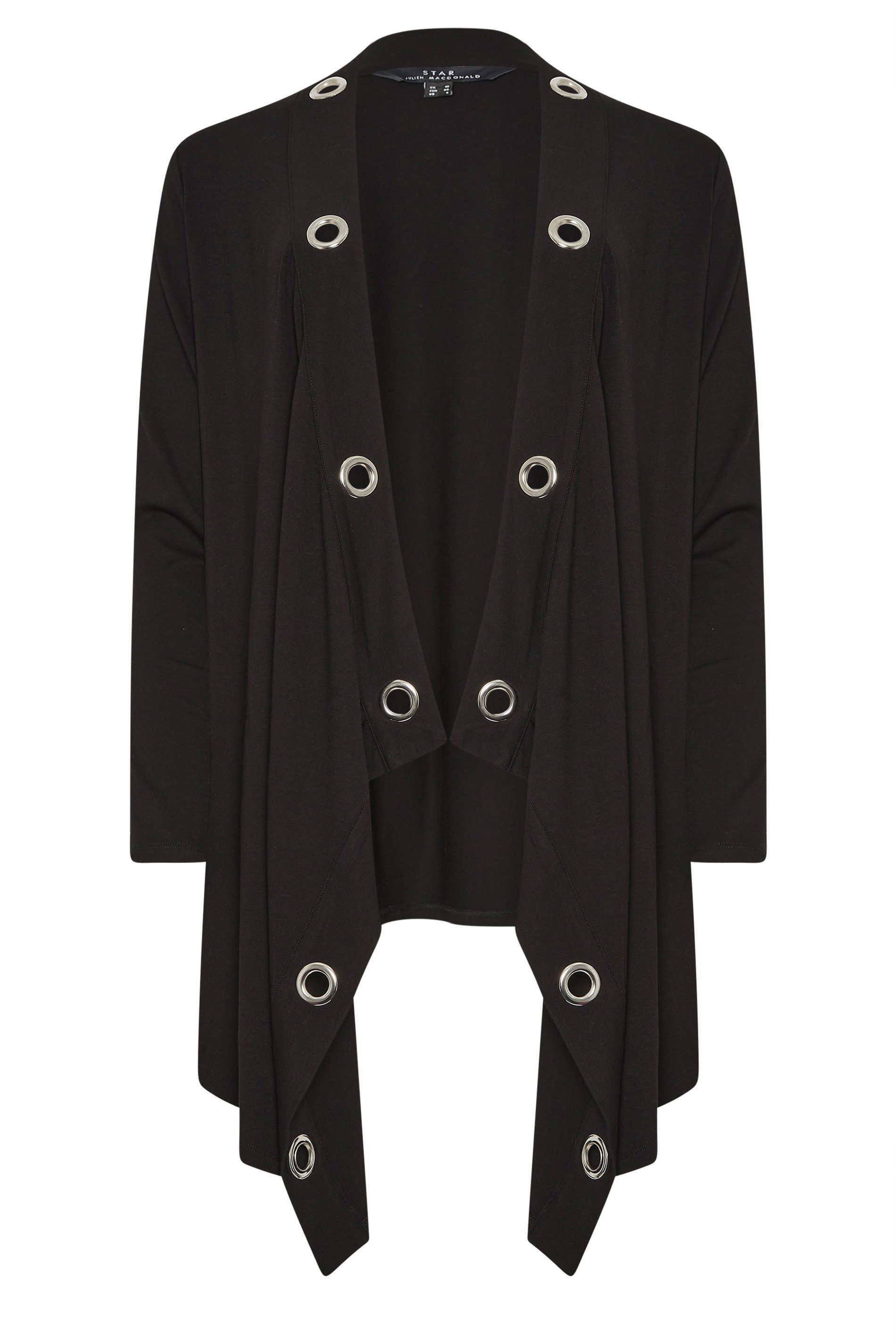 Star by Julien Macdonald Eyelet Detail Waterfall Cardigan