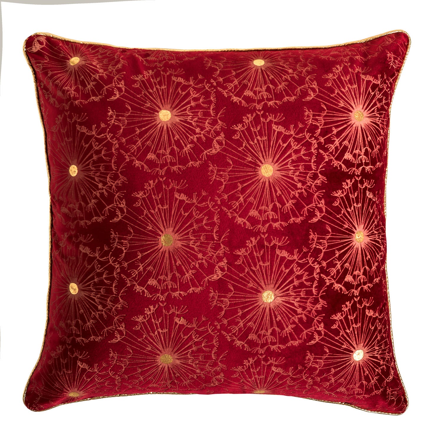 Cuscino arredo 40x40 cm Dandelion bordeaux