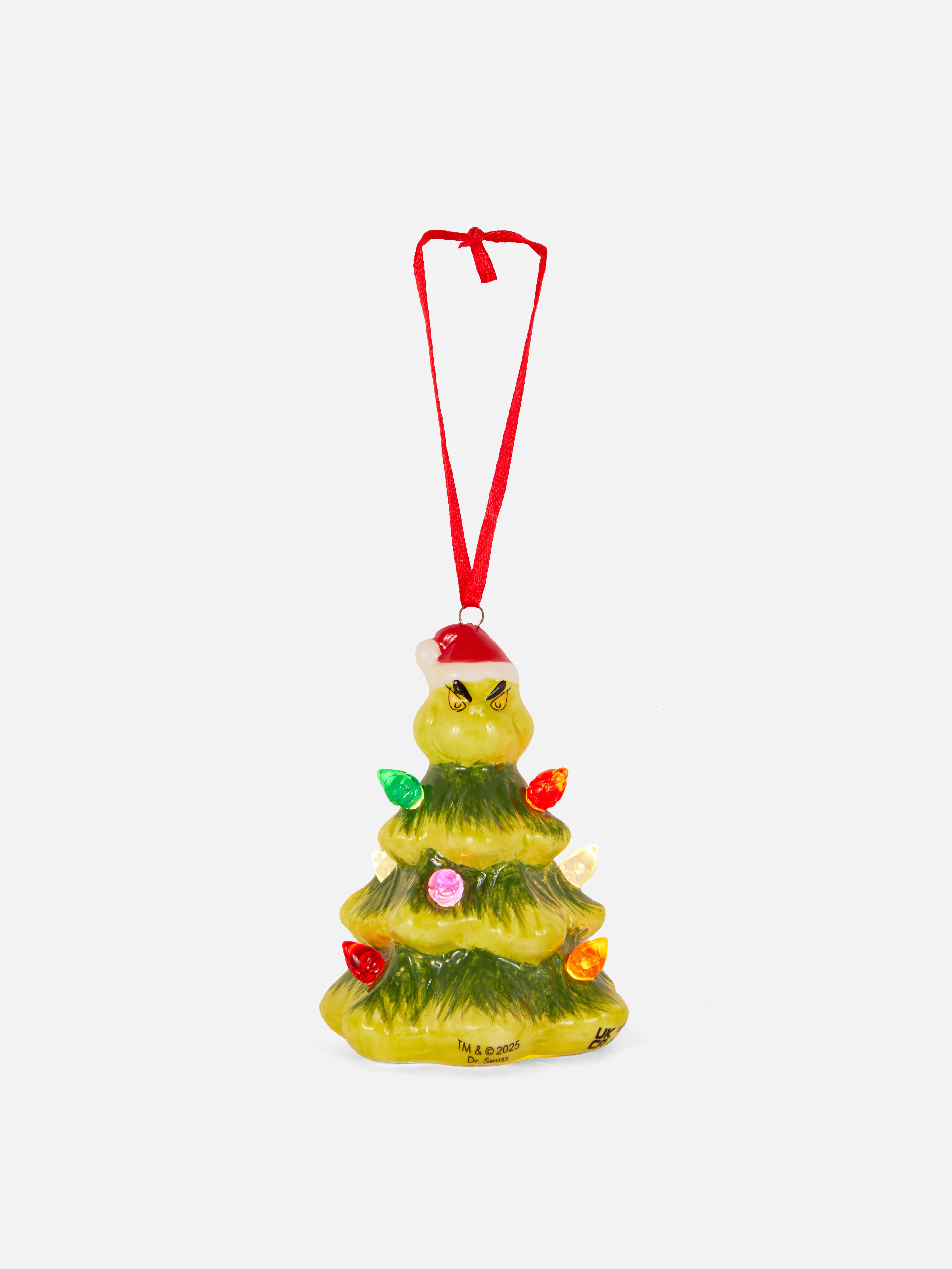 The Grinch Light-Up Hanging Christmas Ornament