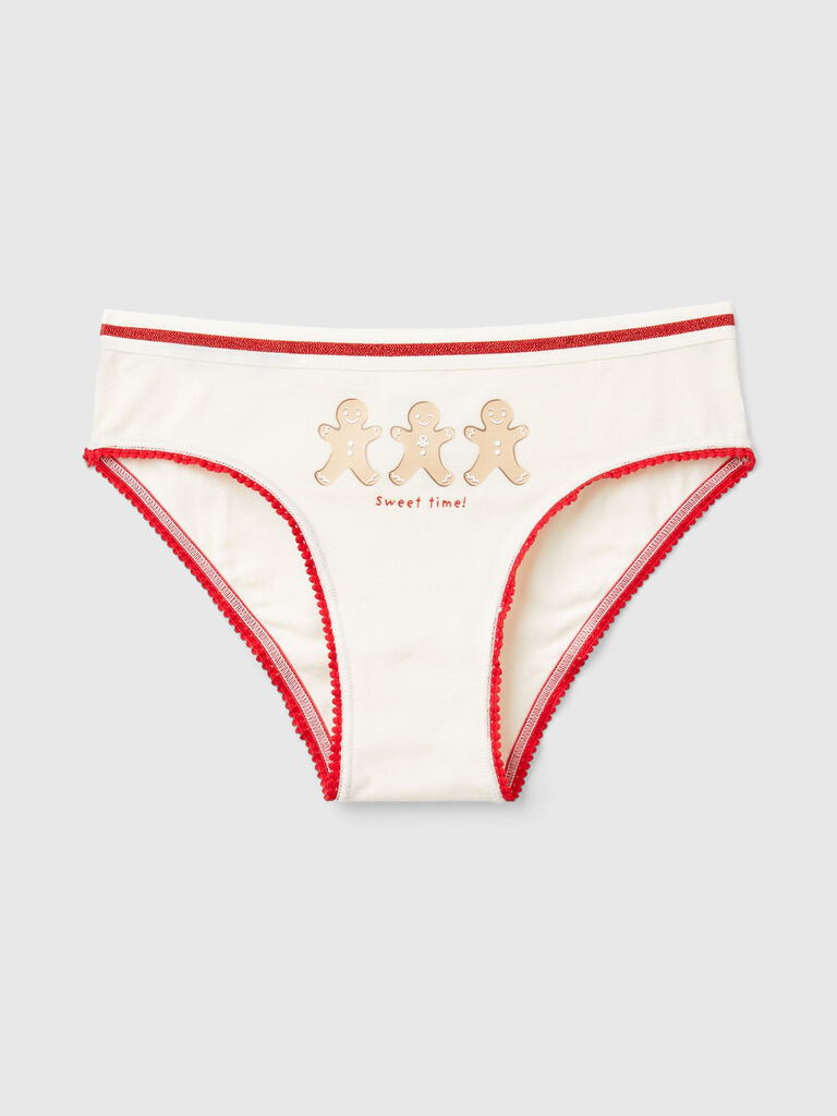 Christmas briefs in super stretch cotton