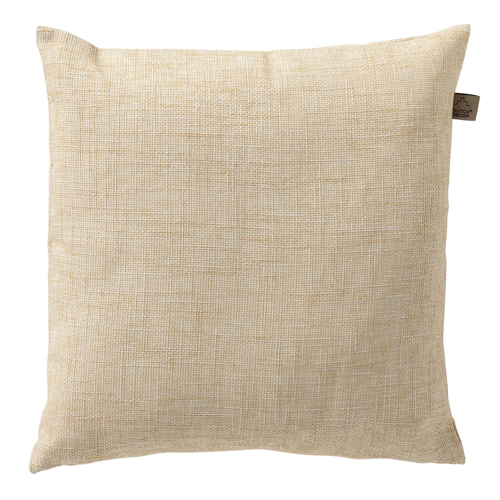 NERIDA - buitenkussen 45x45 cm - waterafstotend - Creme Brulee - beige