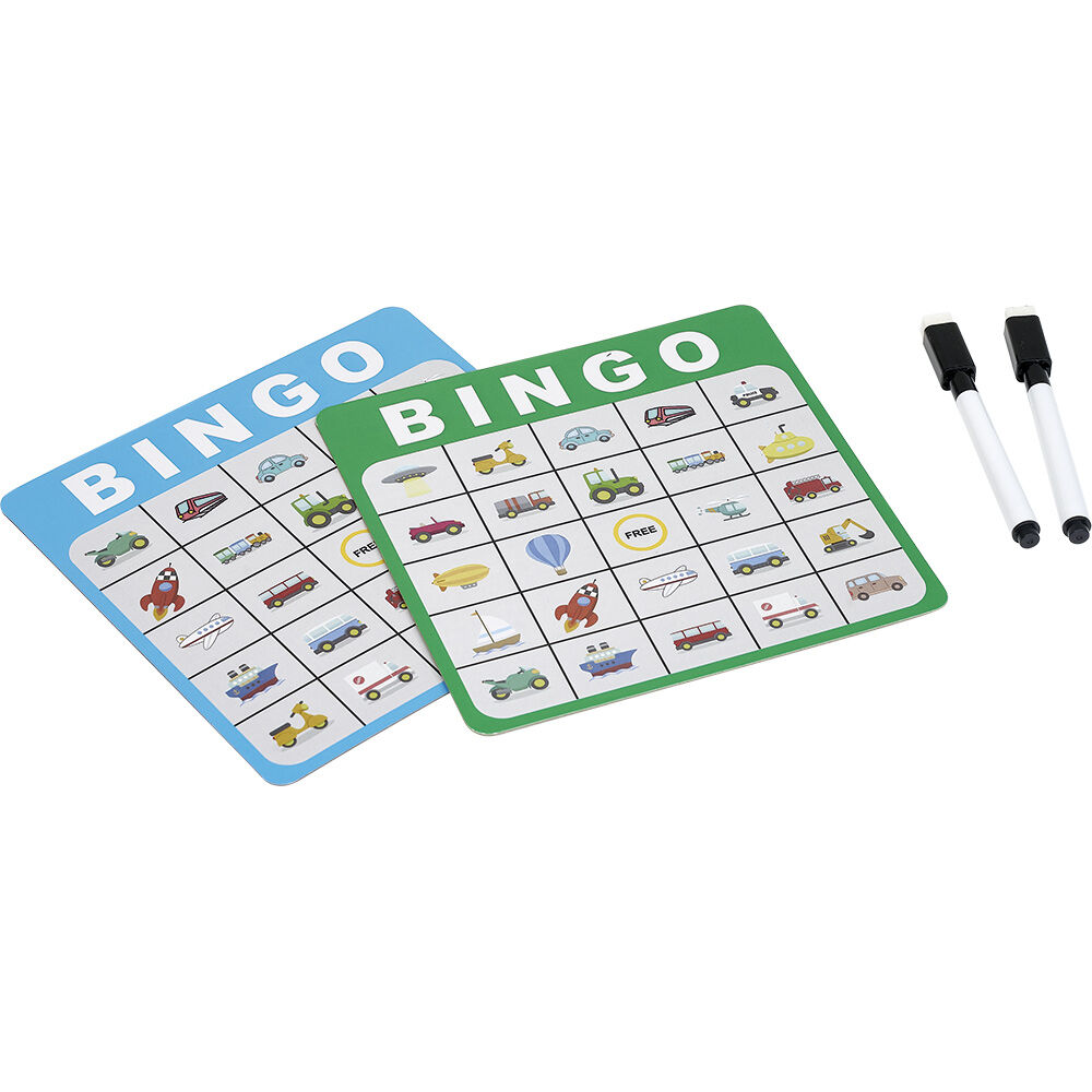 Jeu bingo 2 personnes thème véhicule