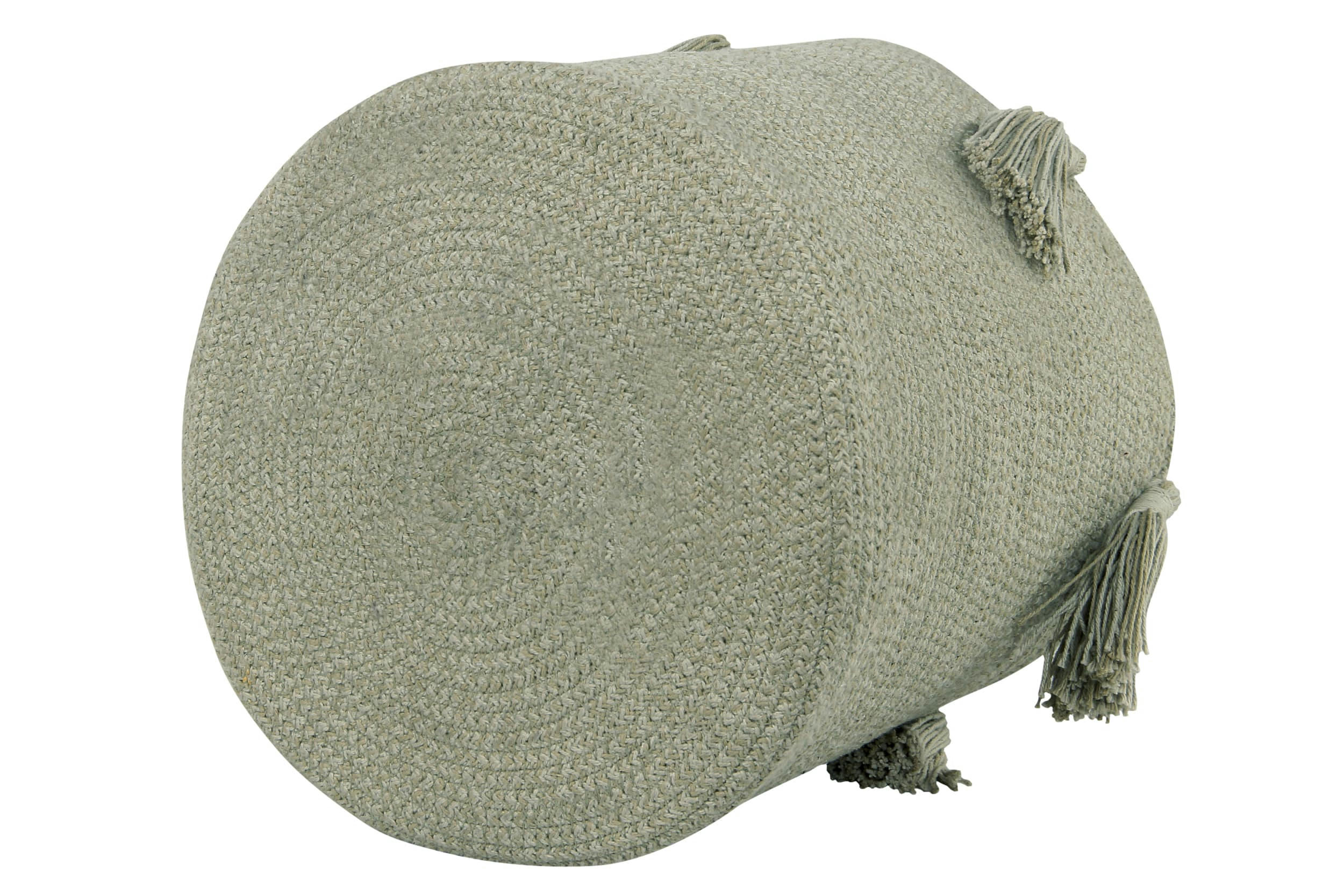 COTTON WOODS - Panier en coton olive Ø30x30