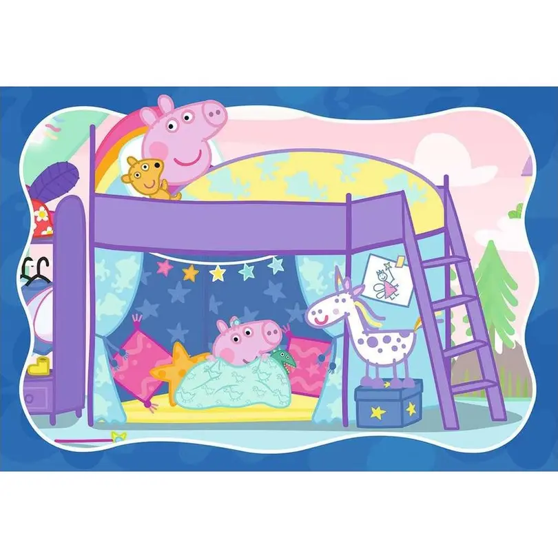 Puzzle 2er-Set Peppa Wutz