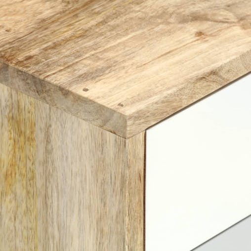 NNEVL Bedside Cabinet 47x35x59 cm Solid Wood Mango