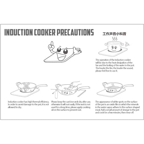 SOGA Electric Smart Induction Cooktop and 34cm Cast Iron Induction Crepe Pan Baking Cookware