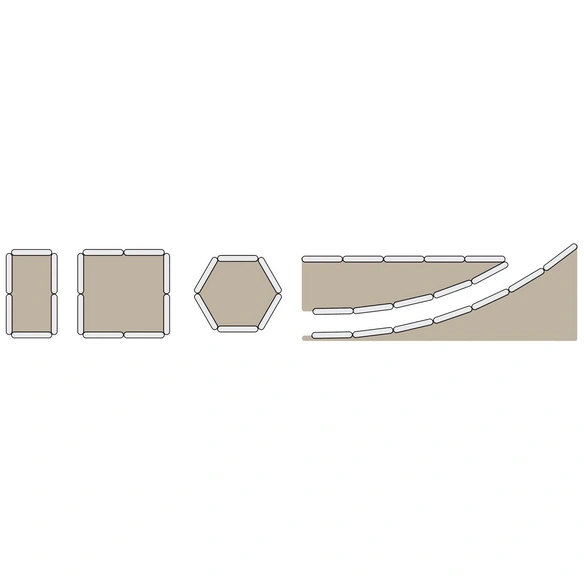 Gabione »Leonardo«, BxHxL: 10 x 30 x 60 cm, Stahl