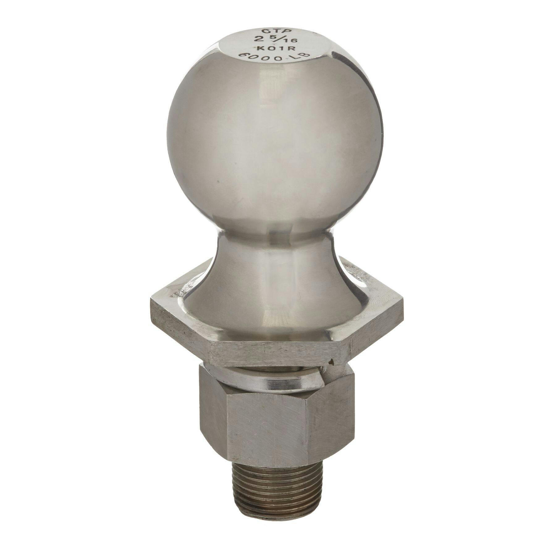 Reese Towpower Trailer Ball, Stainless Steel 2-5/16-in.