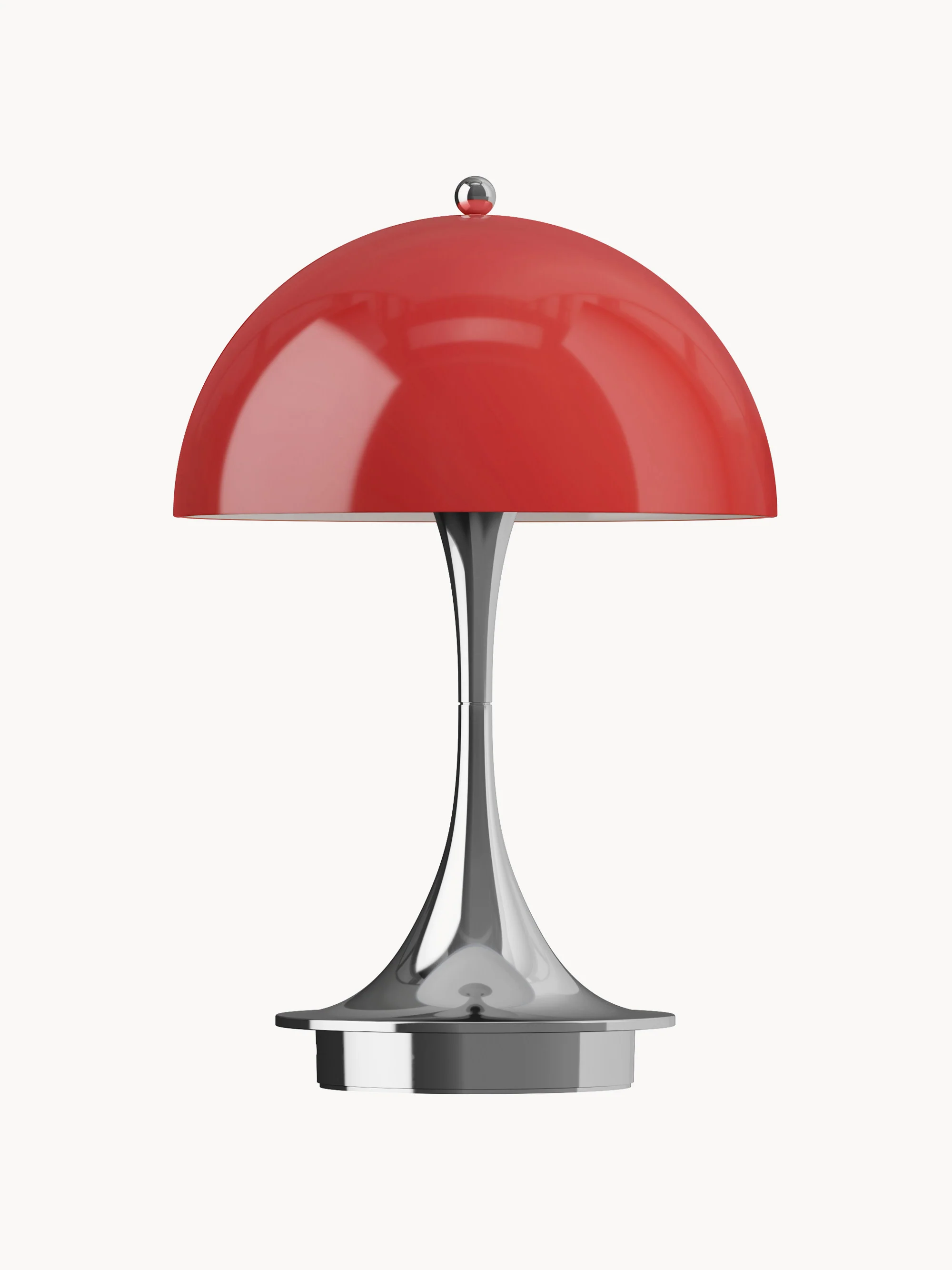 Mobile dimmbare LED-Tischlampe Panthella 160, Design Verner Panton