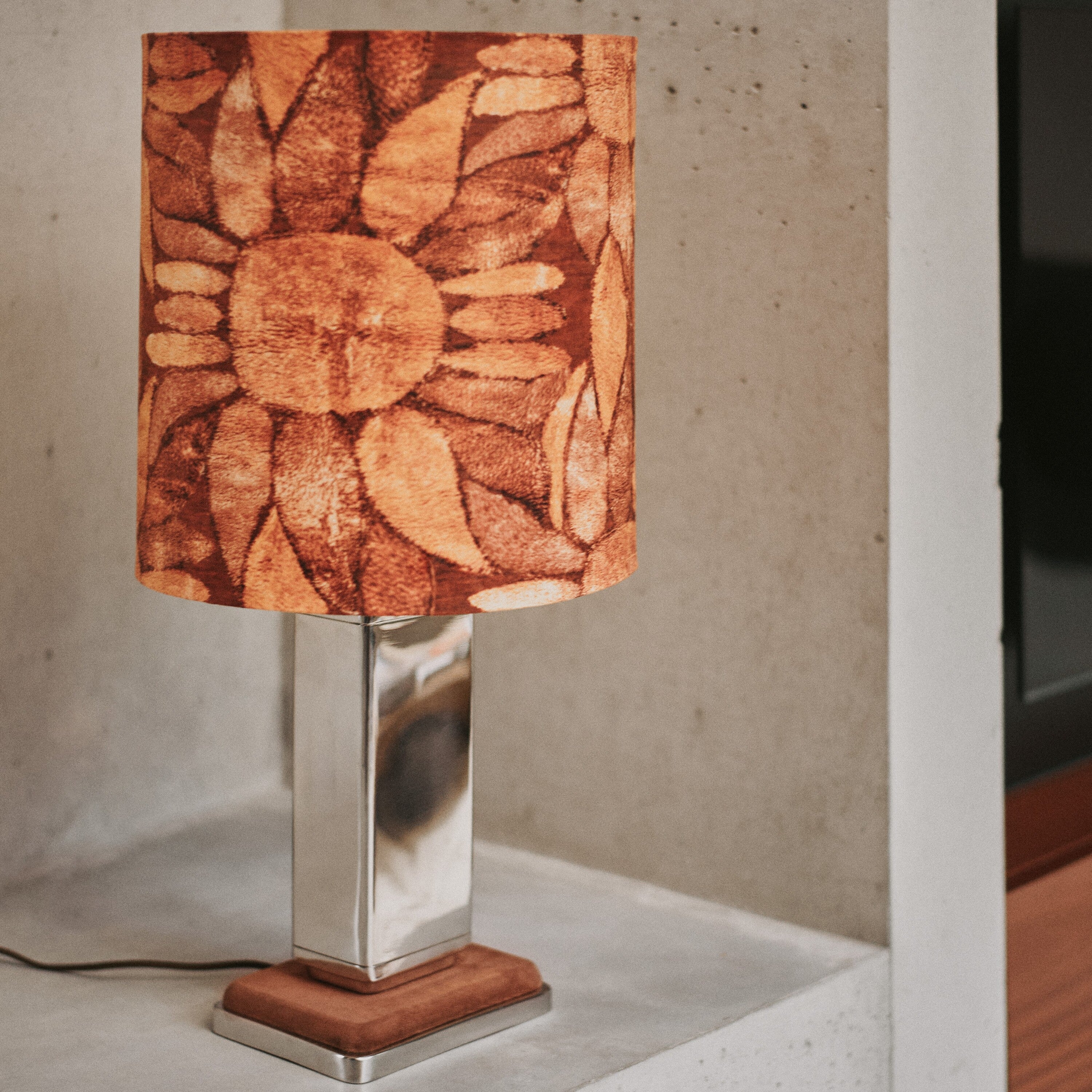 HKliving Brut Lampenvoet - Chrome