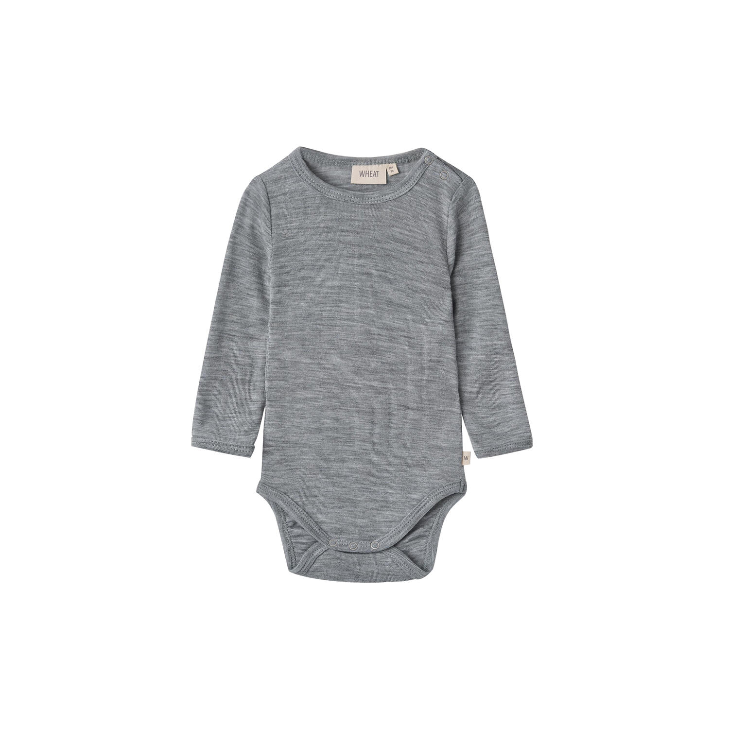 Wool Body L/S Lucca, 0224 melange grey