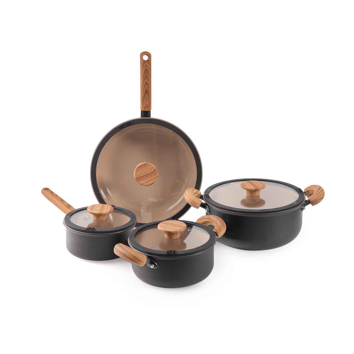 Trem de cozinha 4 peças FARM preto