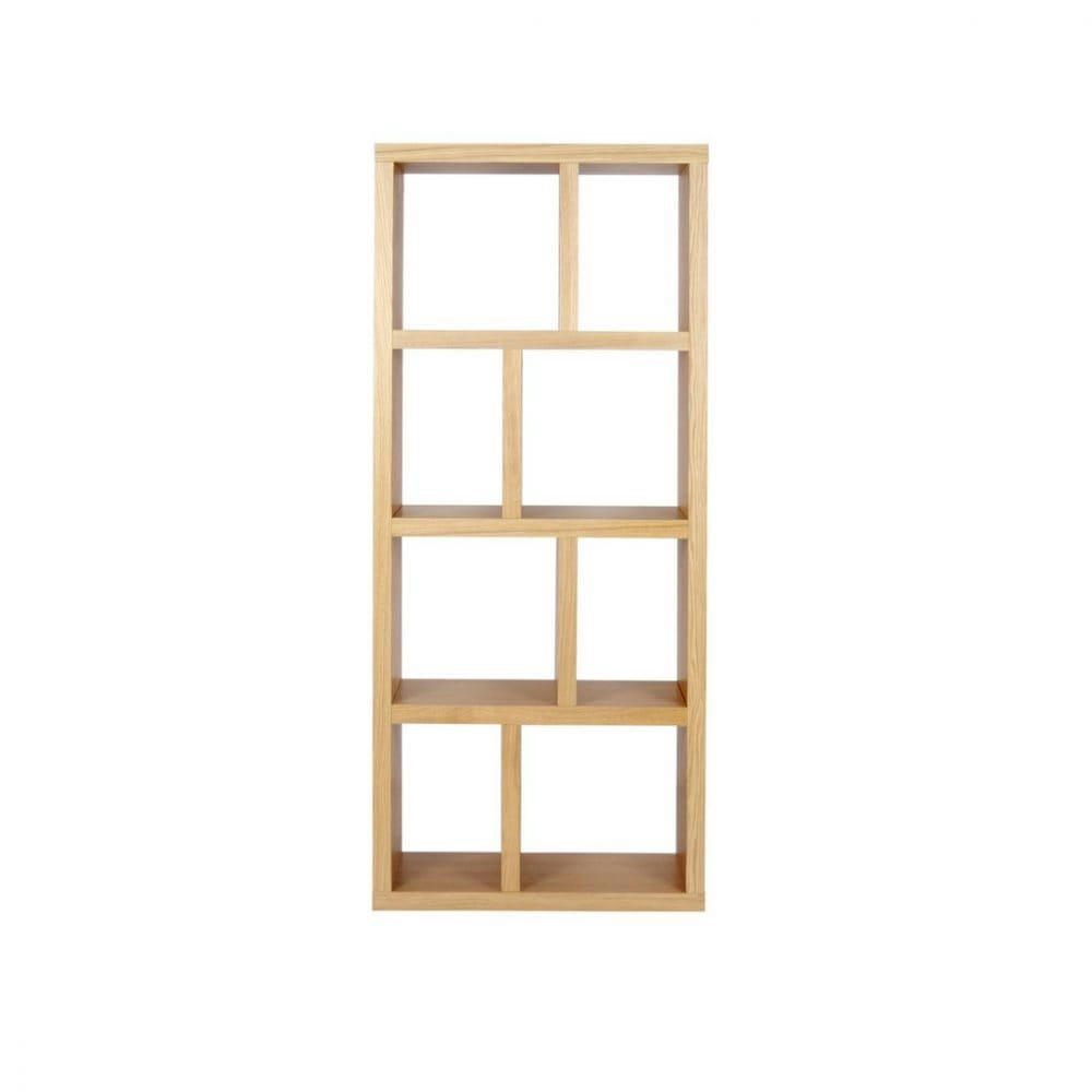 BERLIN - Bibliothèque  placage chêne naturel