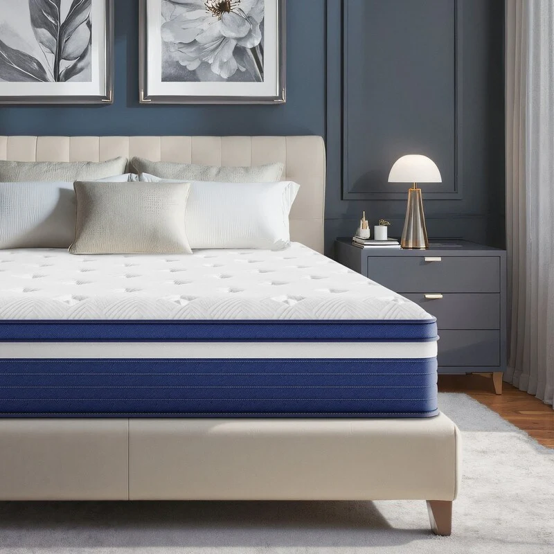 SweDrea 12 Firm Hybrid Mattress – Cooling, Breathable Design with CertiPUR-US, SGS & OEKO-TEX Certifications
