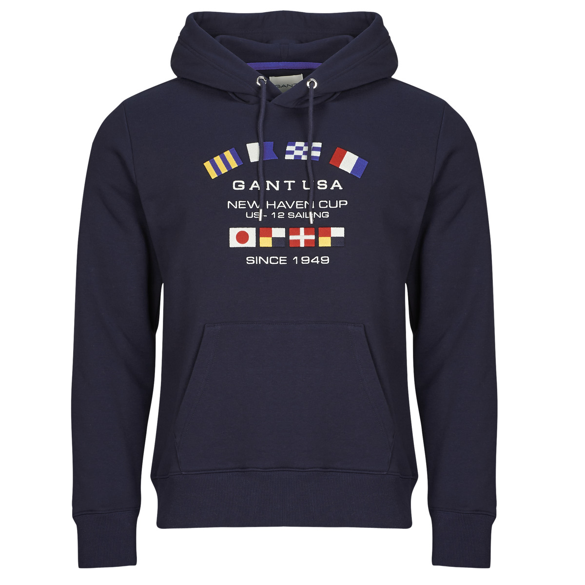 Gant - GRAPHIC SWEAT HOODIE - Marine