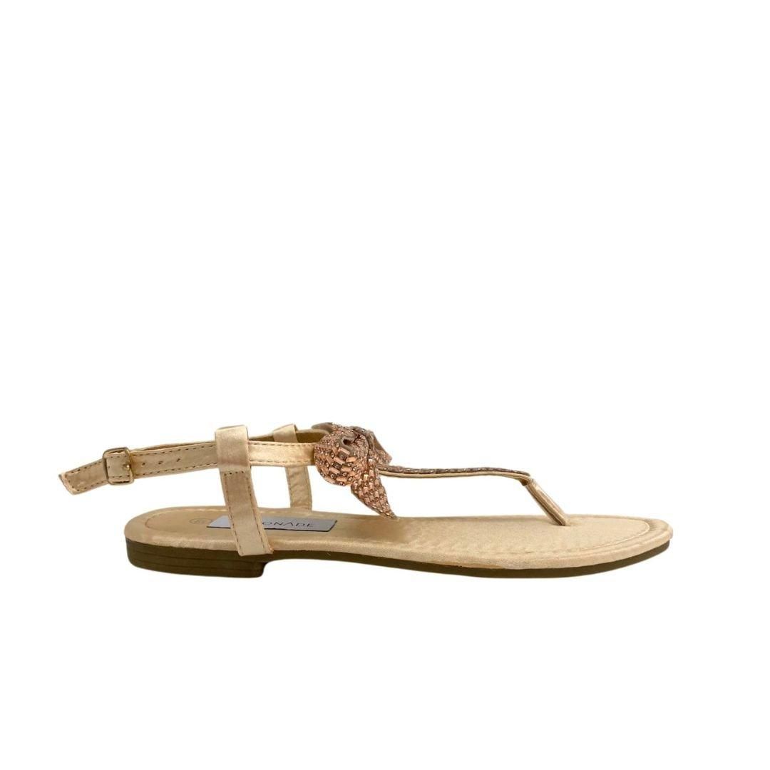 Love Lemonade Crystal Bow Sandals