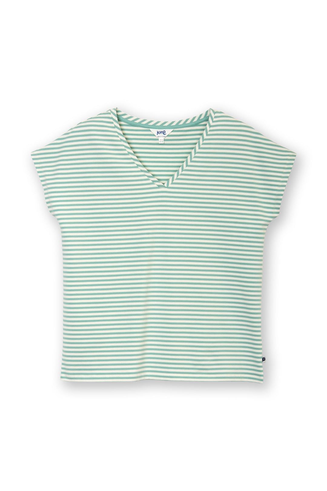 Kite Coombe Jersey T-Shirt Soft Aloe Stripe