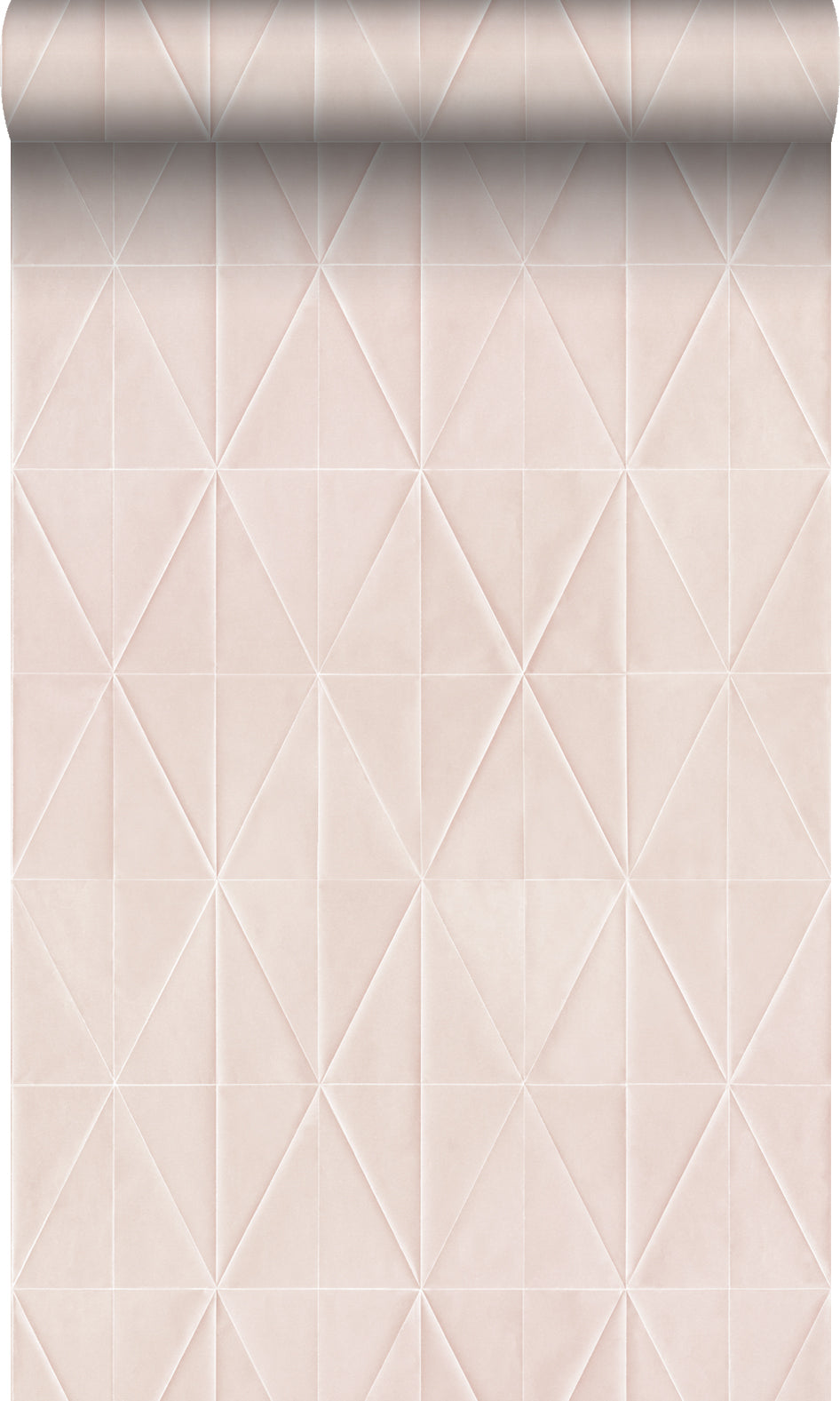 Origin Wallcoverings behang origami motief zacht roze - 53 cm x 10.05 m - 347856