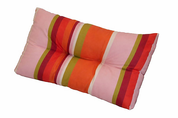 Coussin câle reins déperlant uni terracotta L.60 x l.40 cm Easy for life