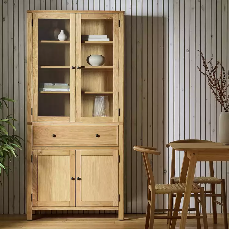 Habitat Finchley 4 Door 1 Drawer Sideboard - Natural