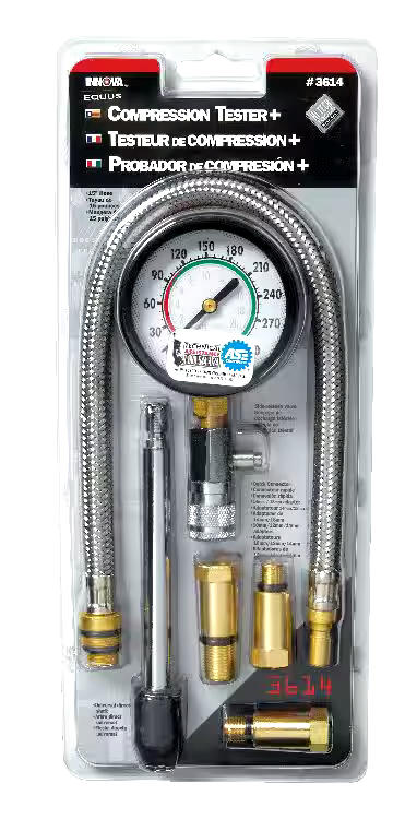 Equus 3641 Professional Compression Tester Kit w/ Adapter