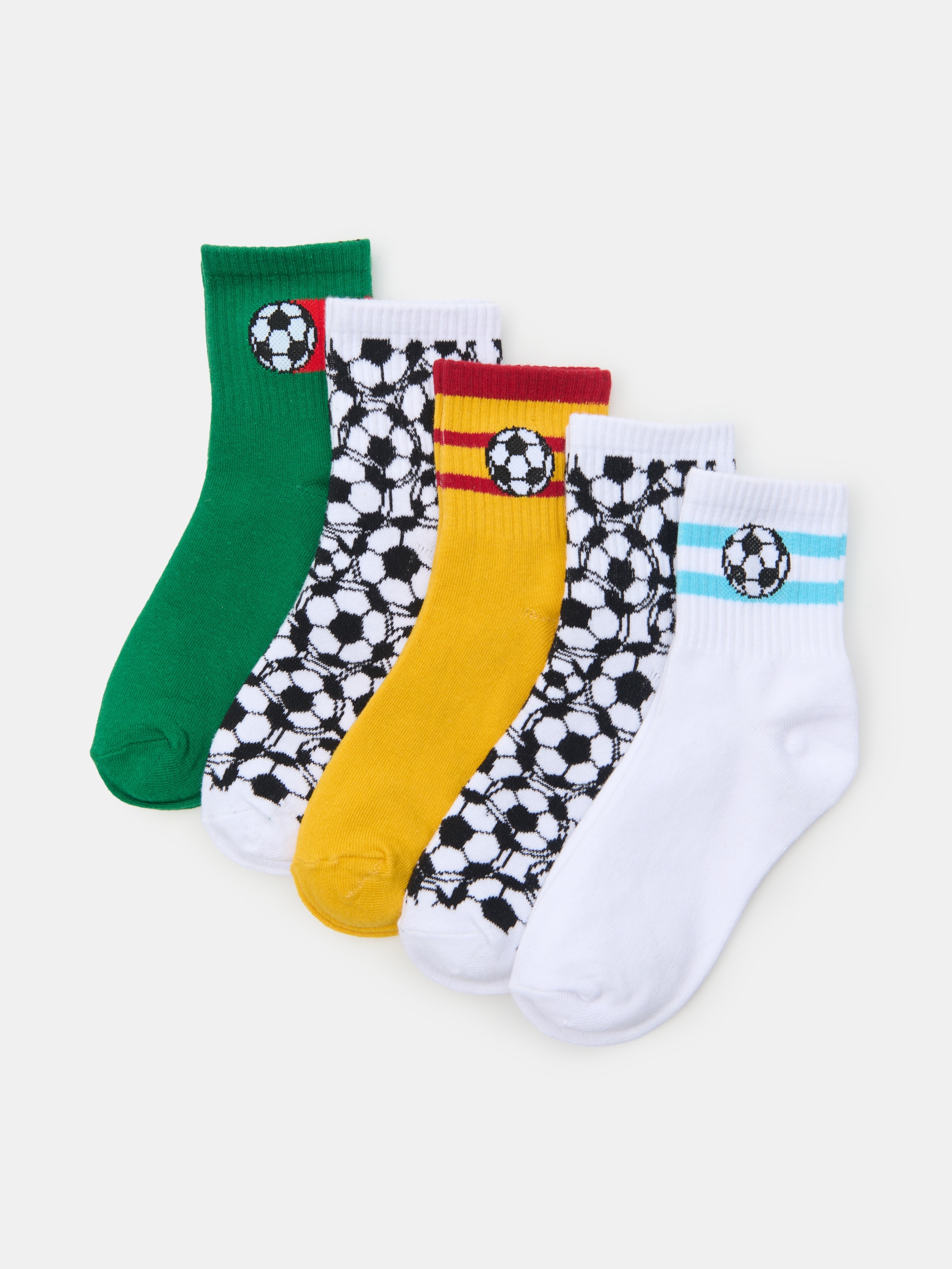 Skarpetki z motywem piłkarskim 5 pack