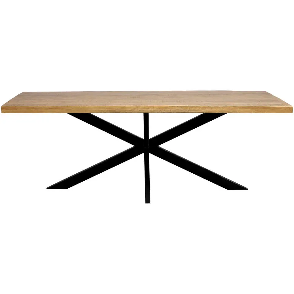 Eettafel Travis - mangohout - 78x220x100 cm