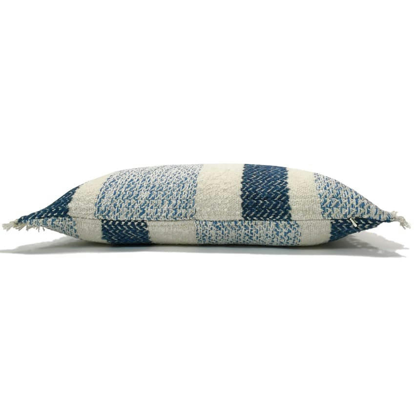 BERBER - Coussin berbère bleu 35x60