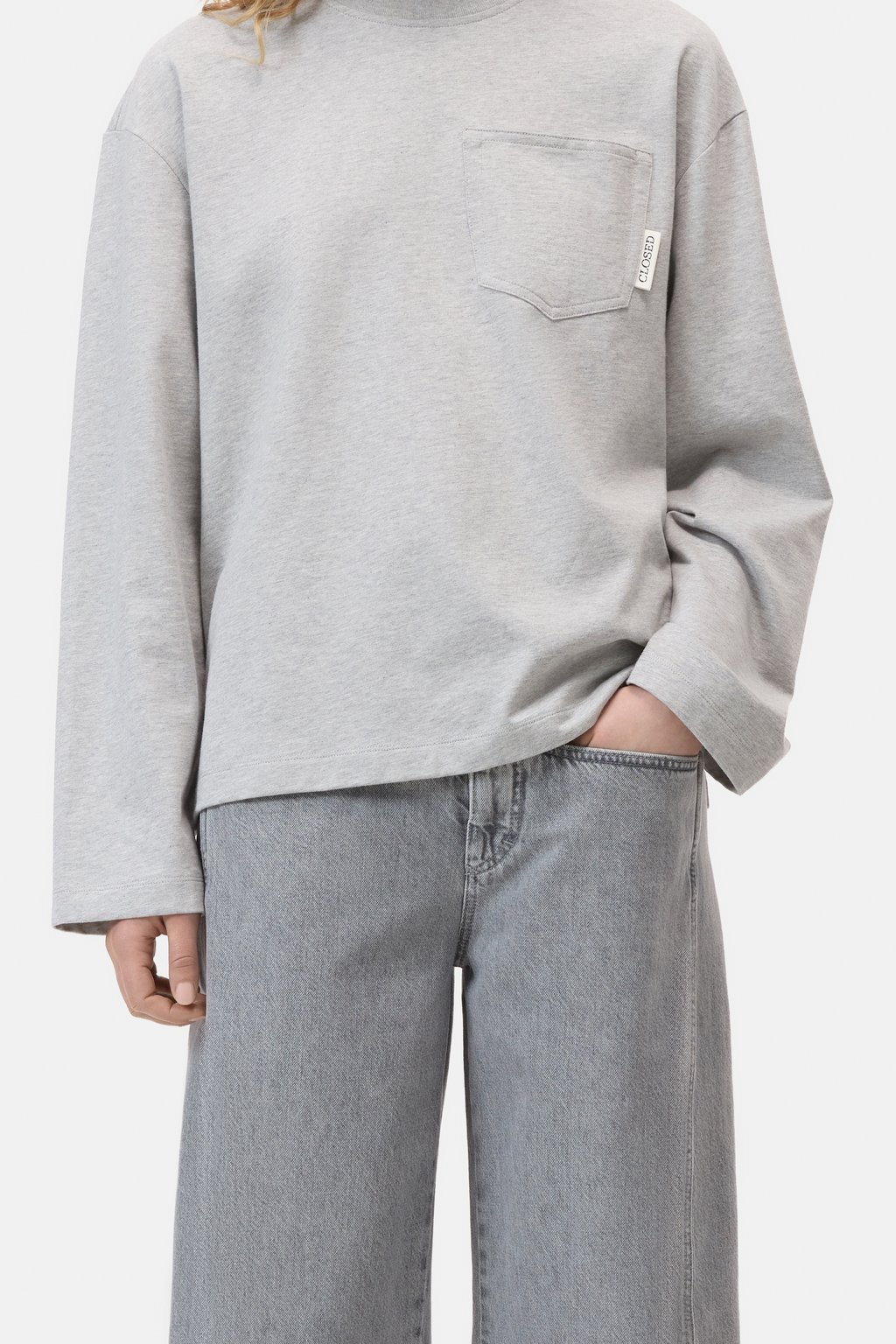 Longsleeve aus Premium-Baumwolle