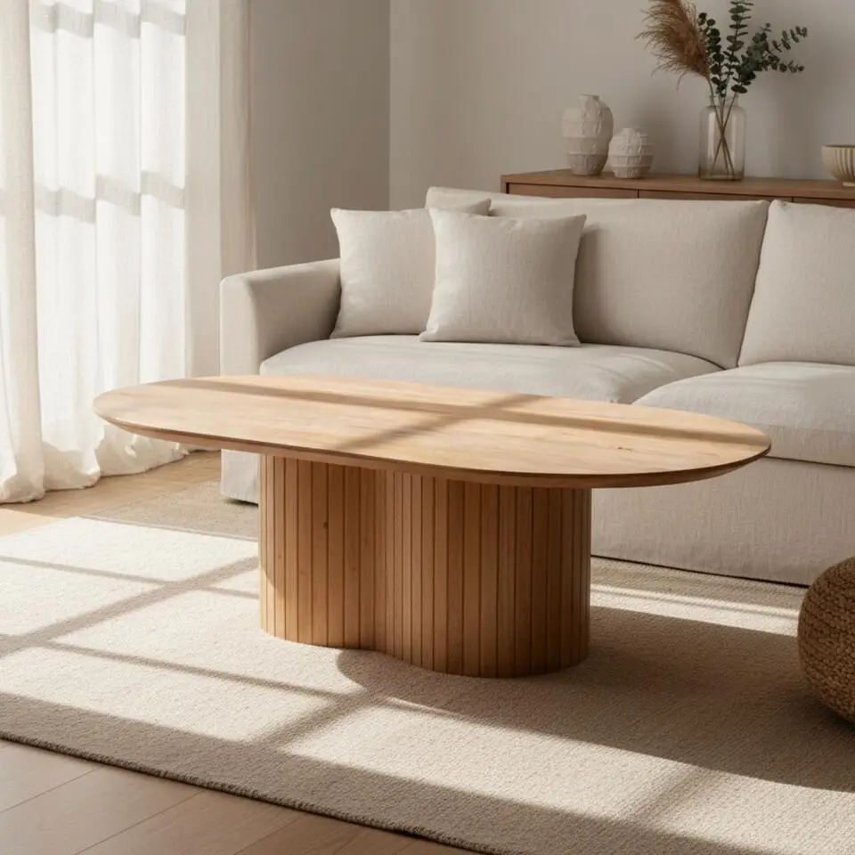 Salontafel Naturel Mangohout - 120x70x35cm - Ava