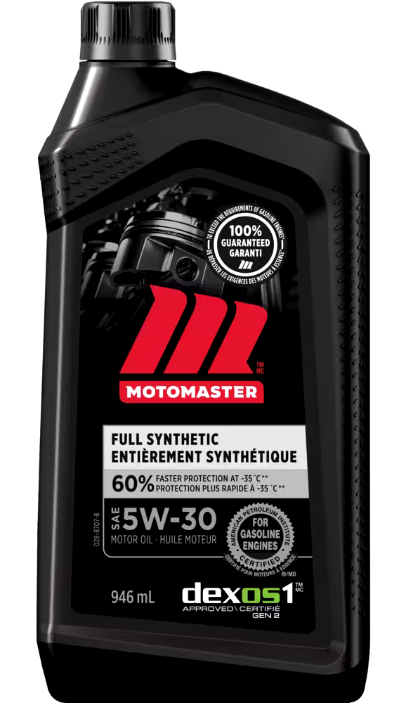 MotoMaster 5W30 Synthetic Engine/Motor Oil, 946-mL