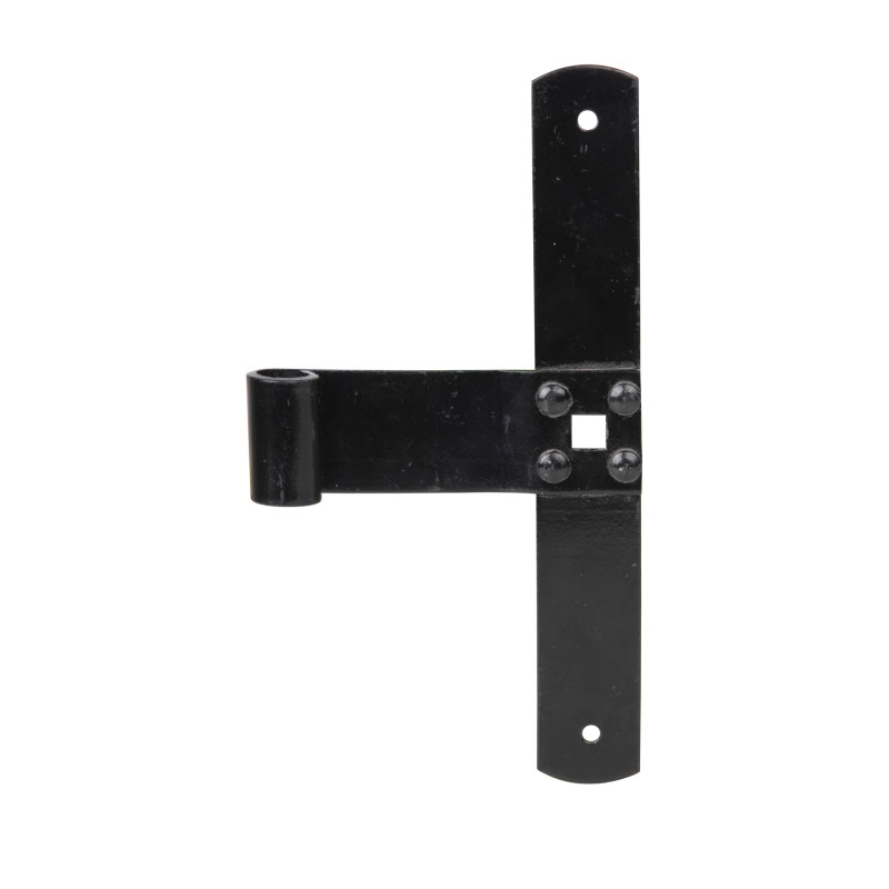 Penture T en acier noire 180 x 30 mm ALBERTS