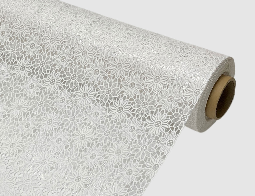 Tischdecke Vinyl Spitze Blumen