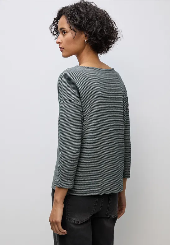 Shirt mit Rippstruktur