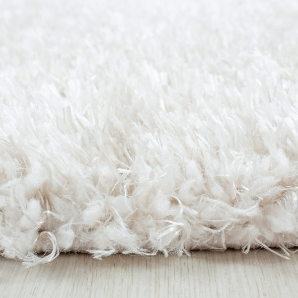 Dywan shaggy poliestrowy Brilliant latte koło 200x 200