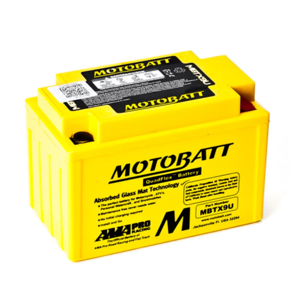 Motobatt MBTX9U 12V 10.5AH AGM battery