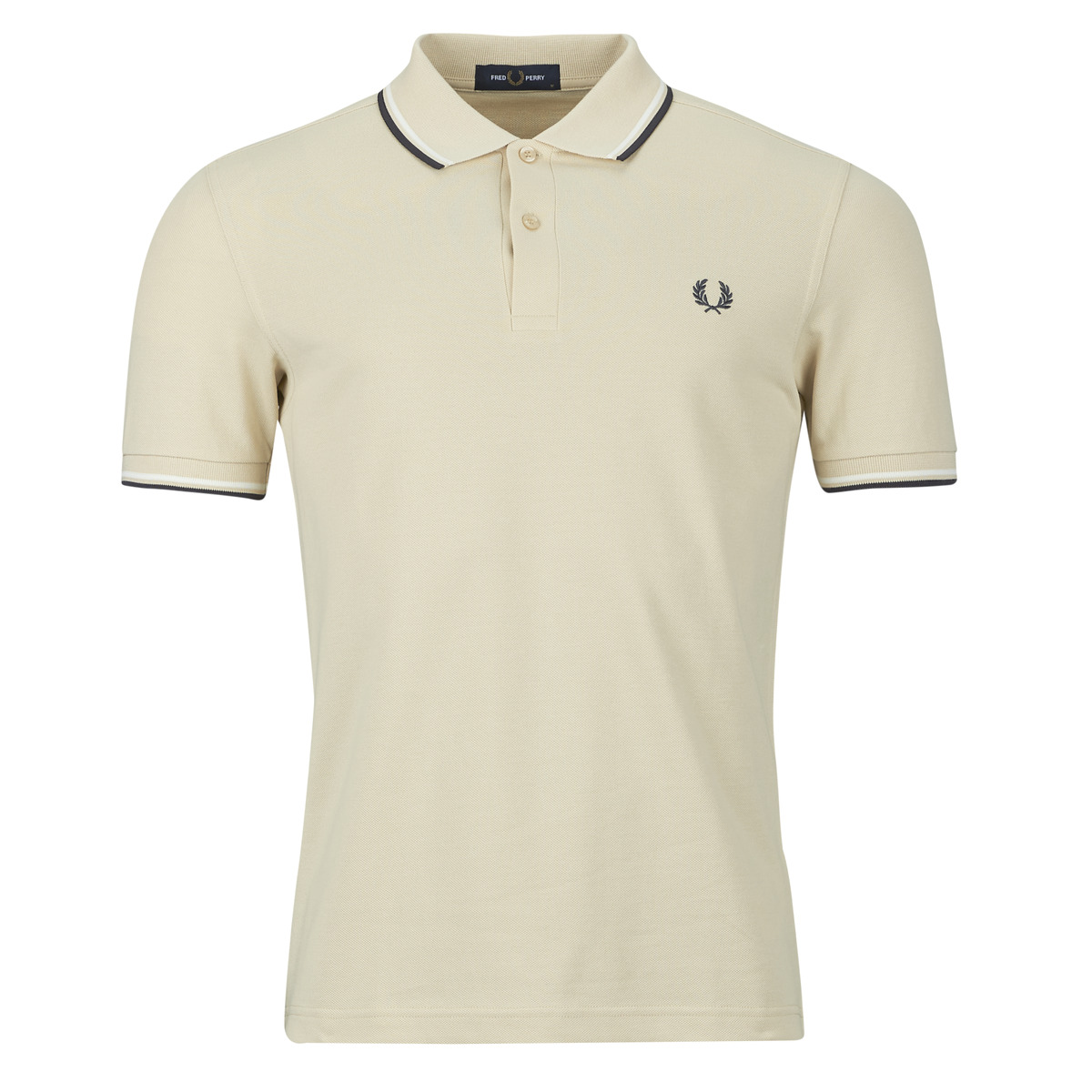 Fred Perry - TWIN TIPPED FRED PERRY SHIRT - Beige