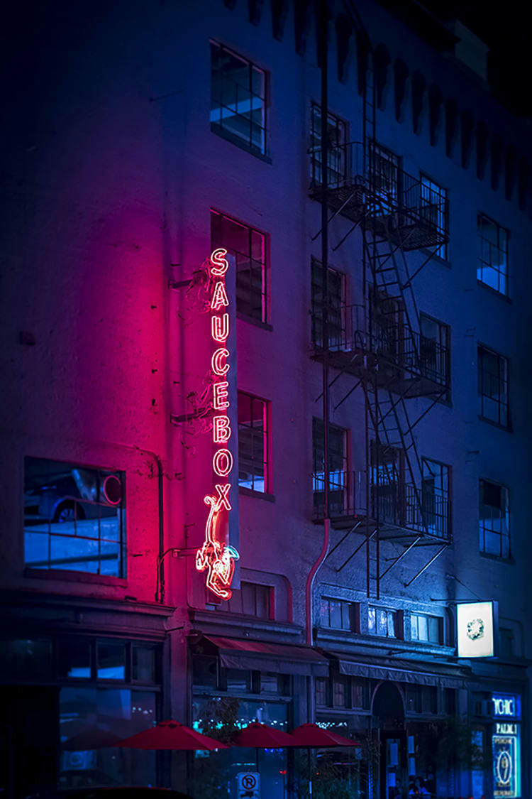 SAUCE BOX - Photographie d'art de Romain Farge 30x45 cm sur alu