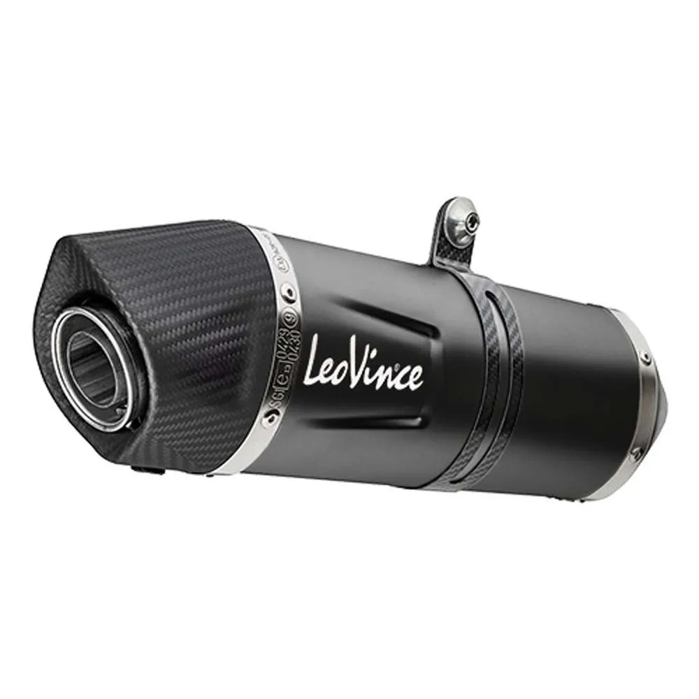Leovince LV One Evo Black Edition Honda CRF 1100 L Africa Twidventure Sport/Dct 20-22 Ref:14355EB Stainless Steel&Carbon Homologated Muffler