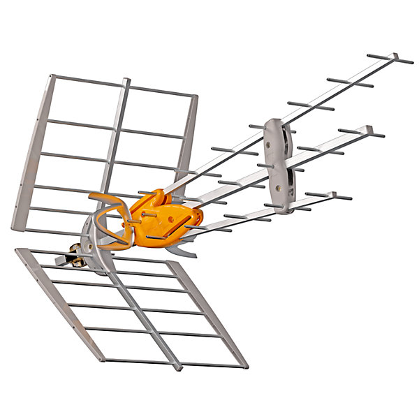 PACKAntenne rateau   Kit Alimentation   Amplifcateur de mat   Câble coaxial 10m TELEVES