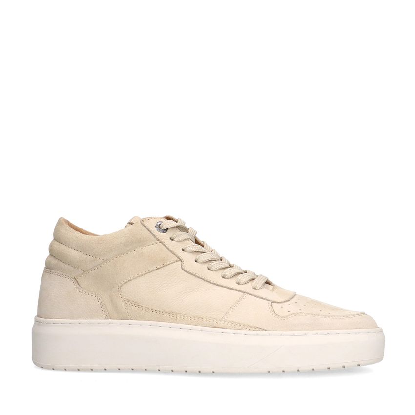 Manfield Beige nubuck sneakers