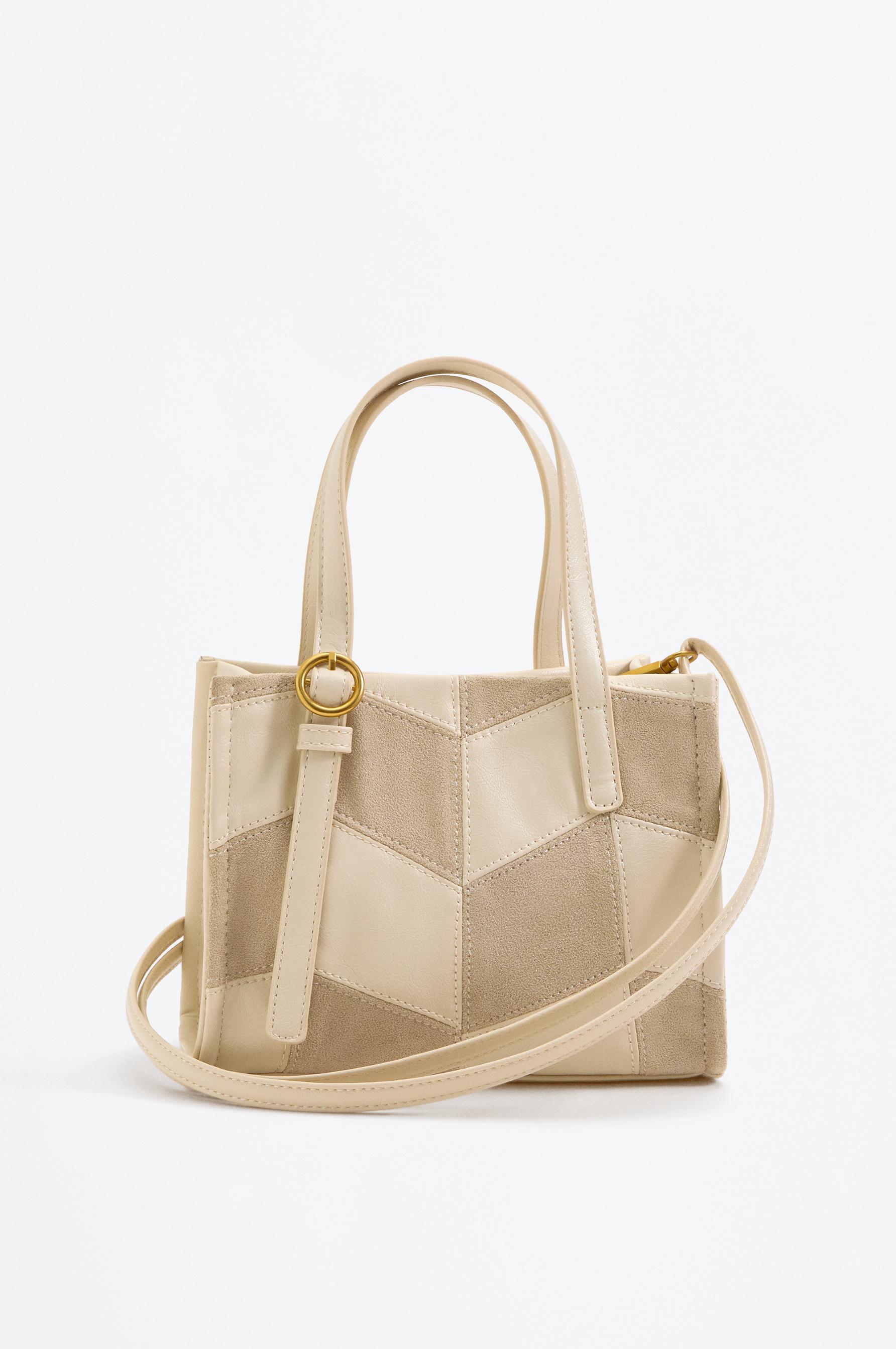 Bolso city bandolera detalle patchwork