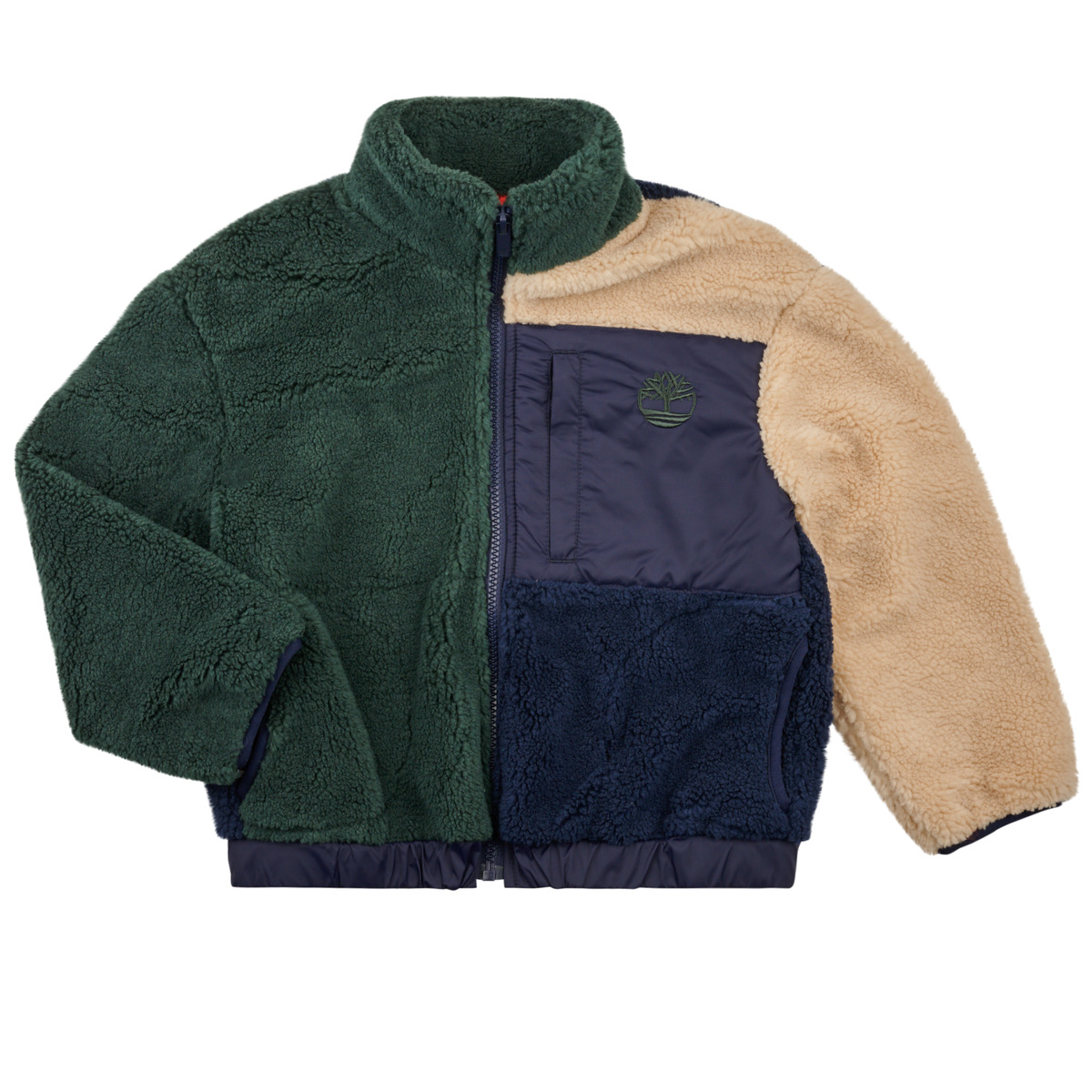 Timberland - CARDIGAN FANTAISIE T60557 - Green / Marine / Beige