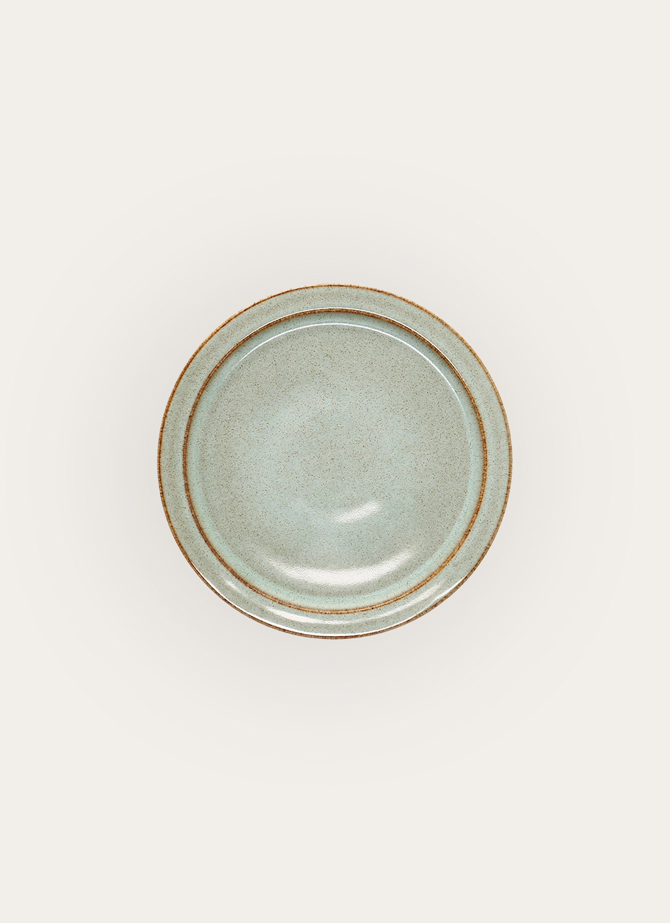 ASSIETTE à DESSERT EN GRÈS GARANCE GENÉVRIER