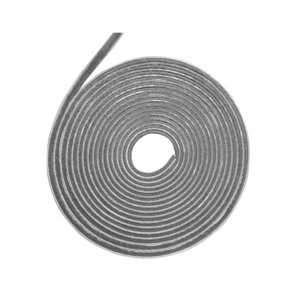 Szczotka odbojowa, wsuwana do drzwi przesuwnych 14x4 mm - Szara 6 metrów