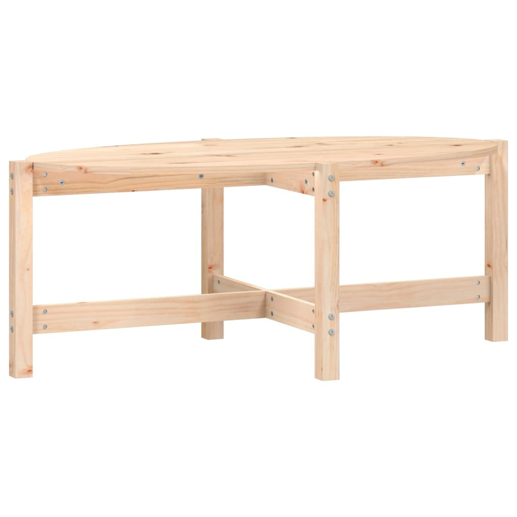 Stolik kawowy Brąz 118 x 63 x 45 cm Drewno sosnowe vidaXL